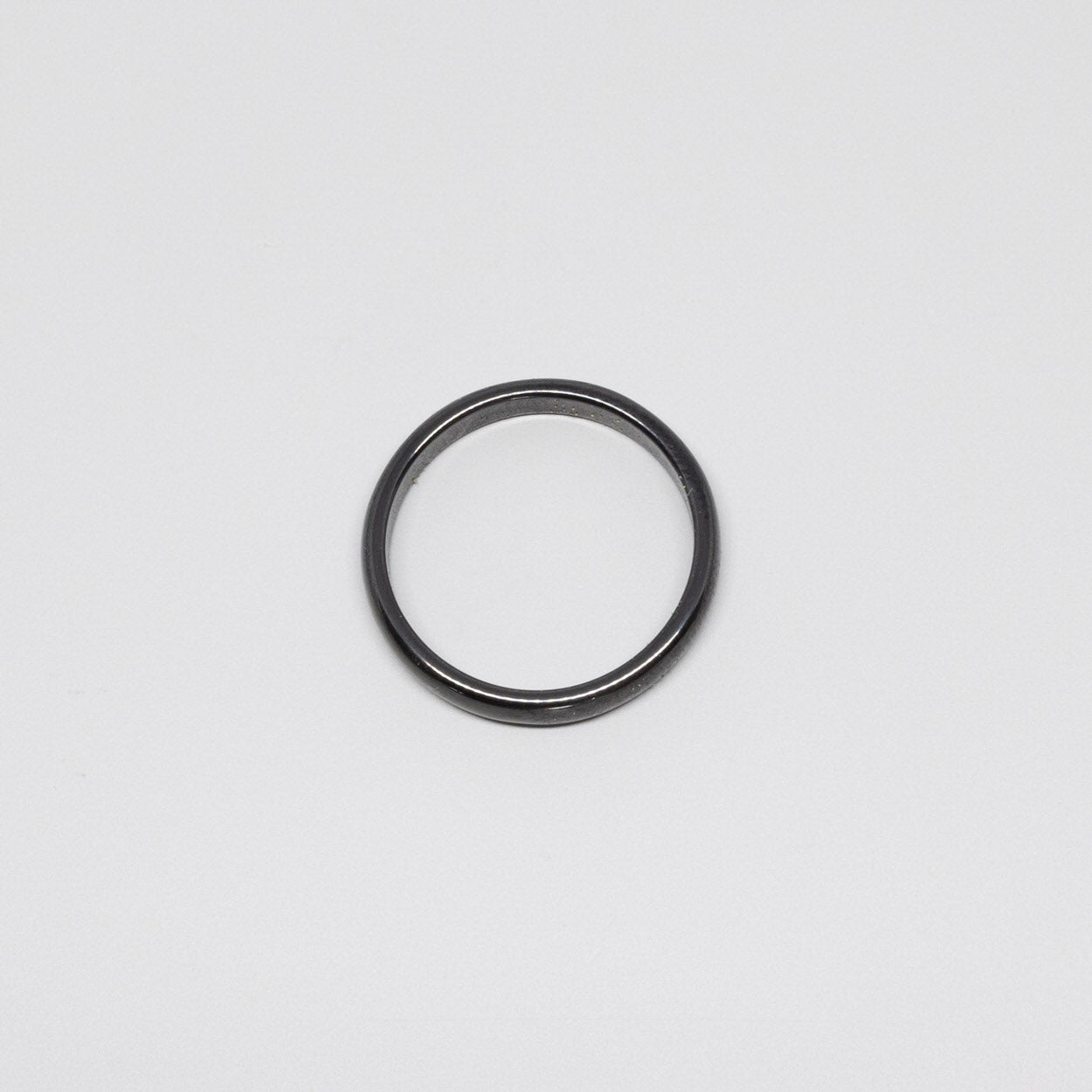fejn womens vegan Ring Ceramic Charcoal Black