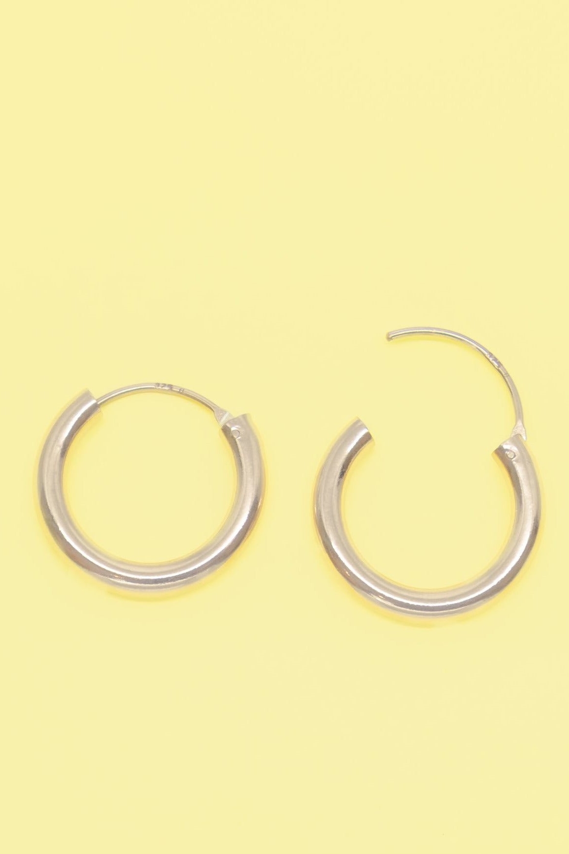 fejn womens vegan Hoop Unisex Bold Small & Medium Rose Gold