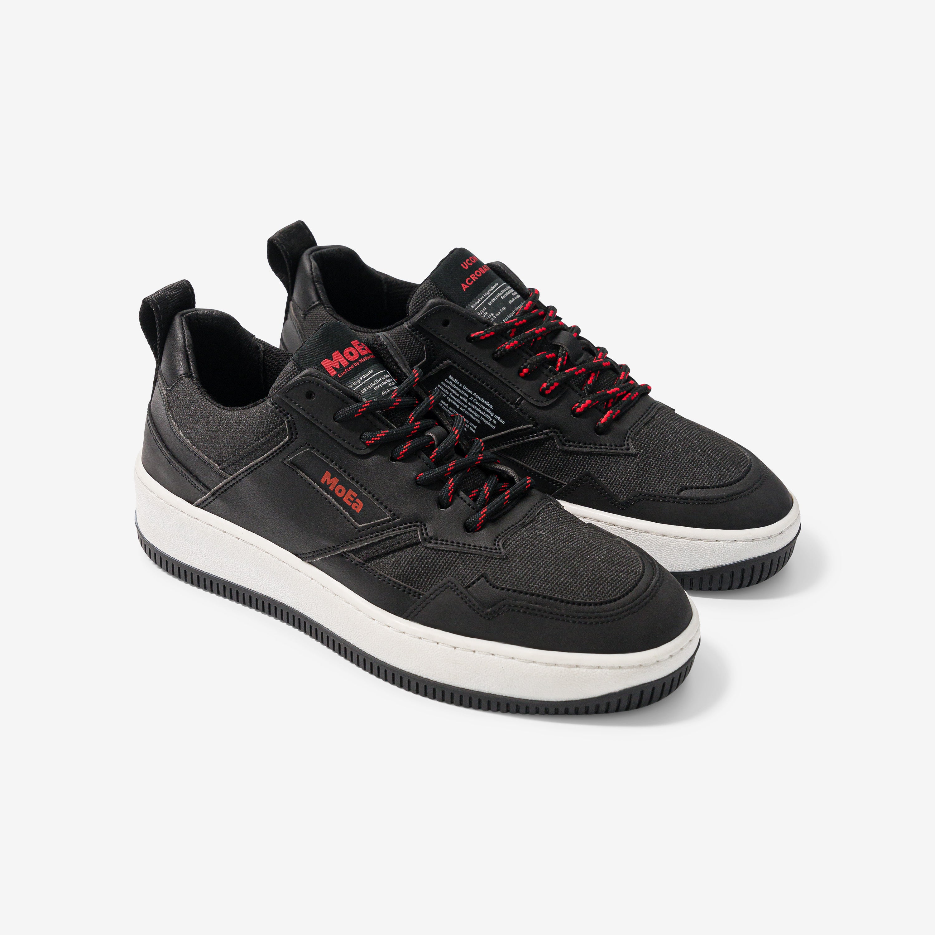 MoEa men vegan Sneakers The Cityproof Gen X Ucon Acrobatics Black