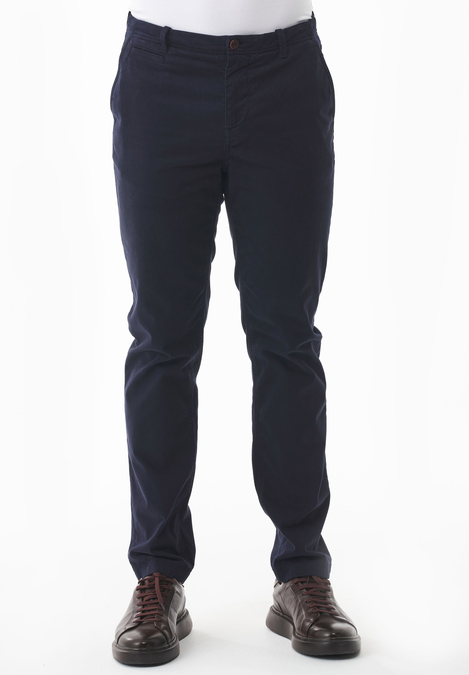 ORGANICATION men vegan Pants Tapered Fit Dark Navy