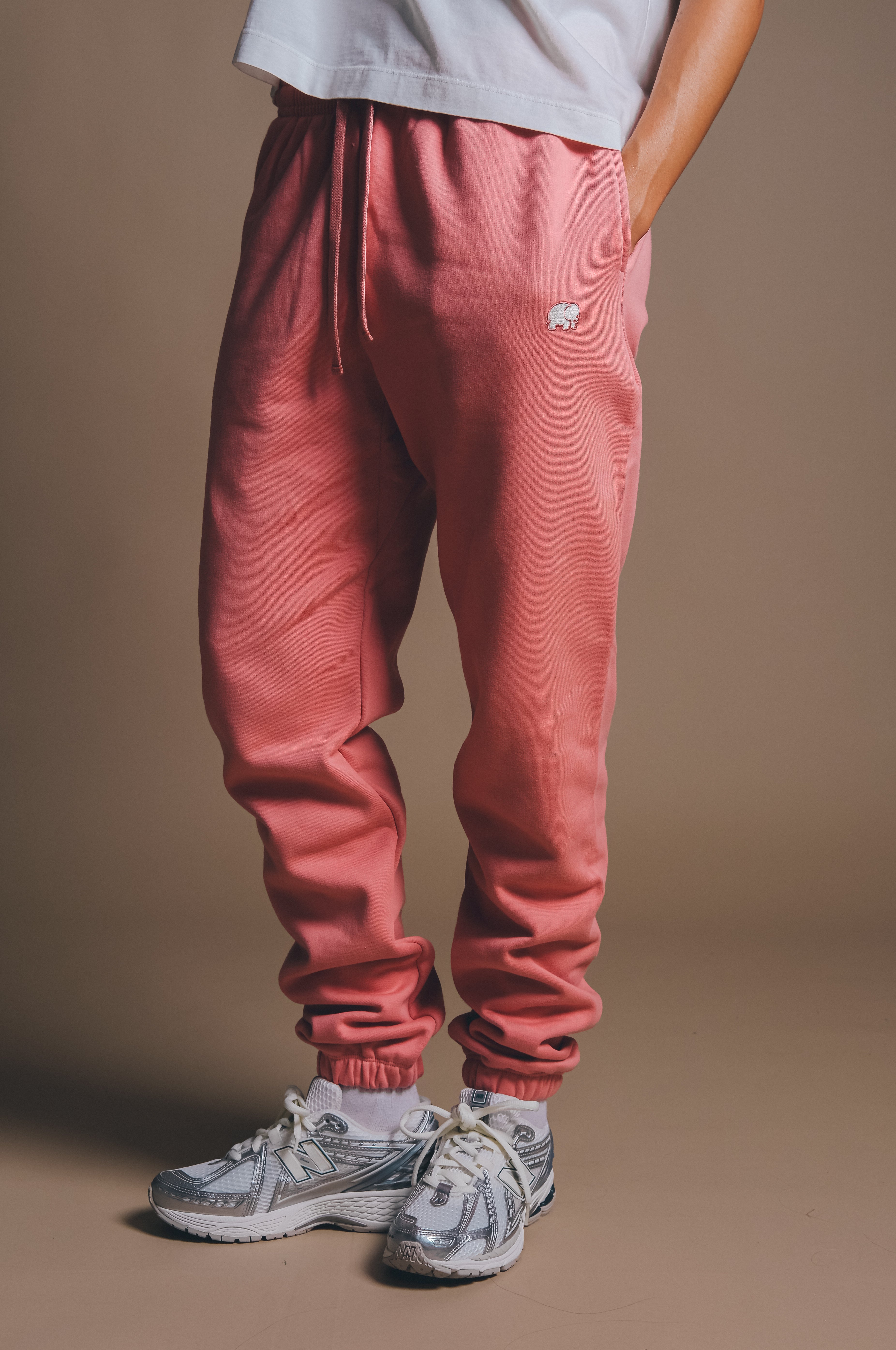 Image of Trendsplant dames vegan Sweatpants Dames Essential Rosette Roze