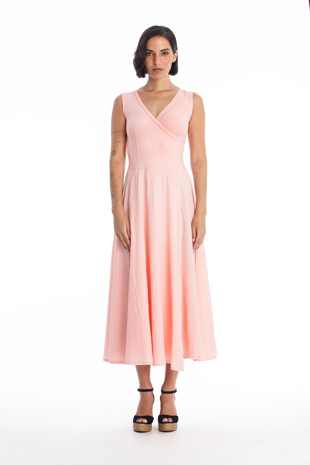 RAVENS VIEW IBIZA Damen vegan Kleid Veronika Ns Pink Panther