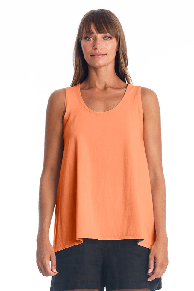 91749 - Damen vegan Top Easy Apricot