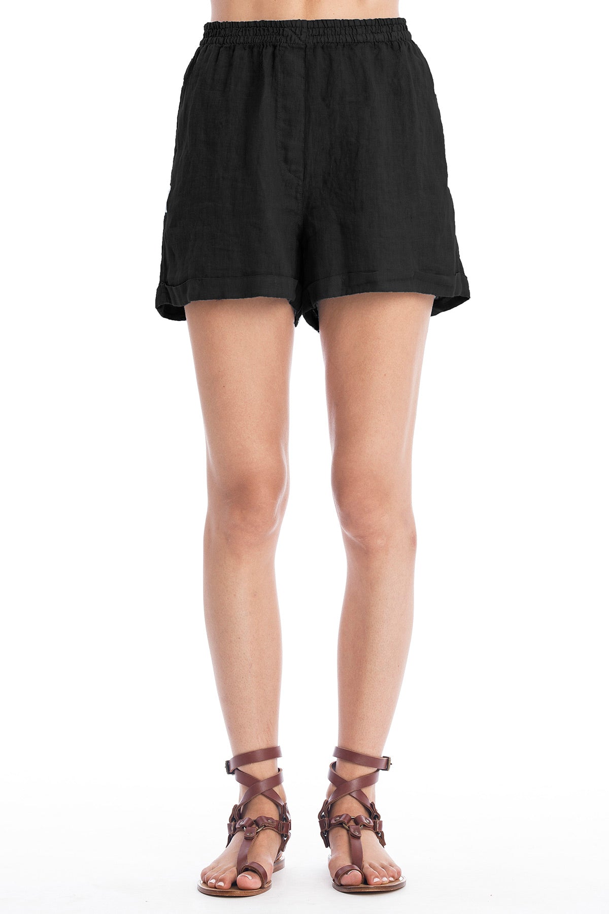 RAVENS VIEW IBIZA Damen vegan Shorts Creta Schwarz