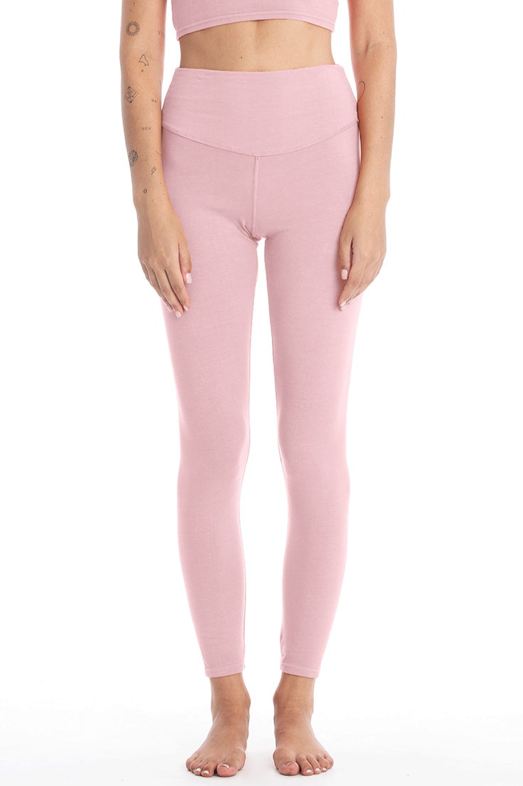 Image of RAVENS VIEW IBIZA dames vegan Legging Yoga Plus Malva Roze