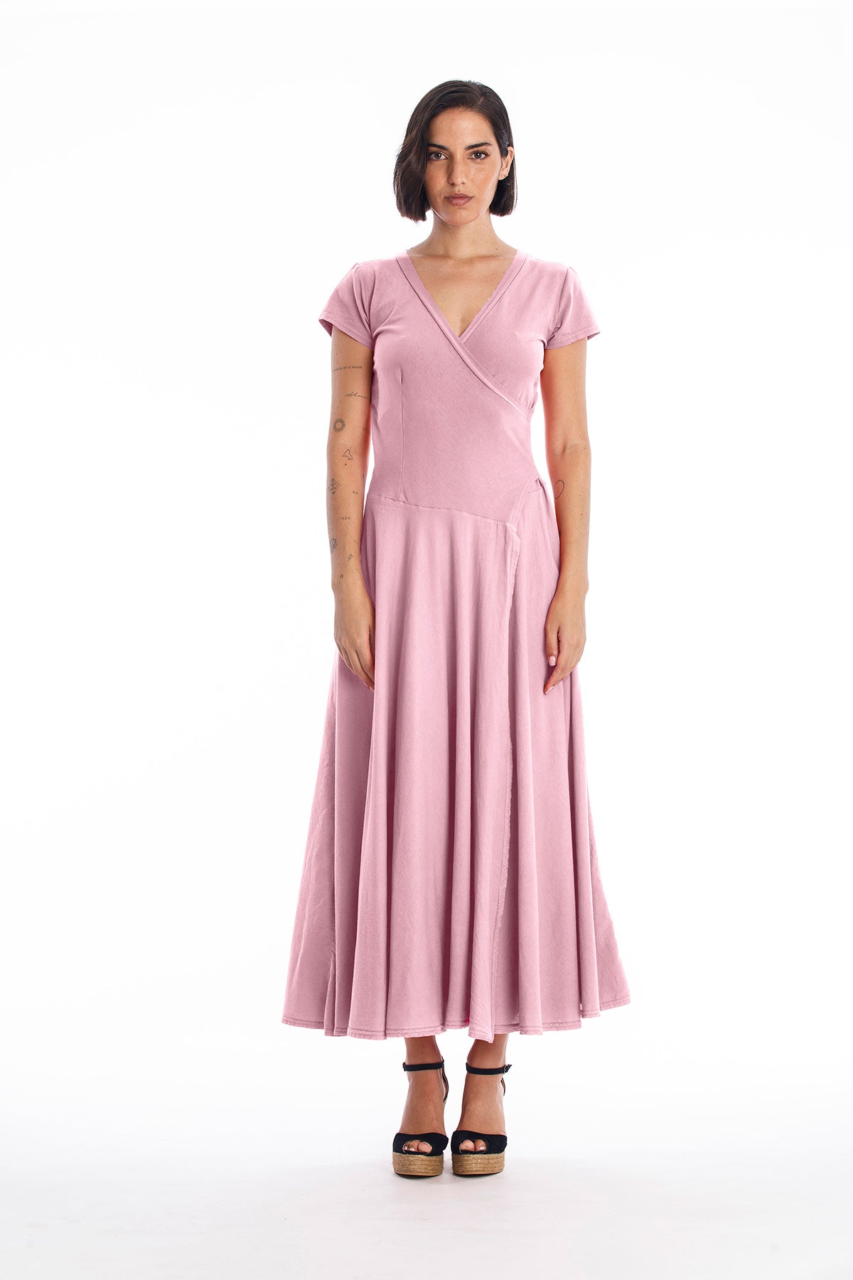 RAVENS VIEW IBIZA Damen vegan Kleid Veronika St Malva Rosa