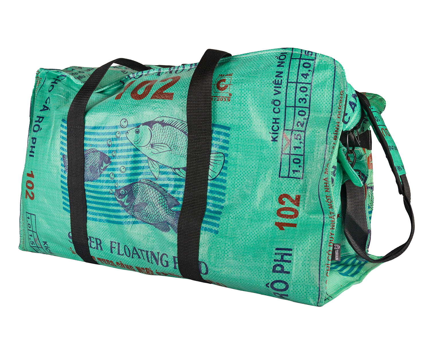 TORRAIN Duffel Bag Groot Transport Groen Vis