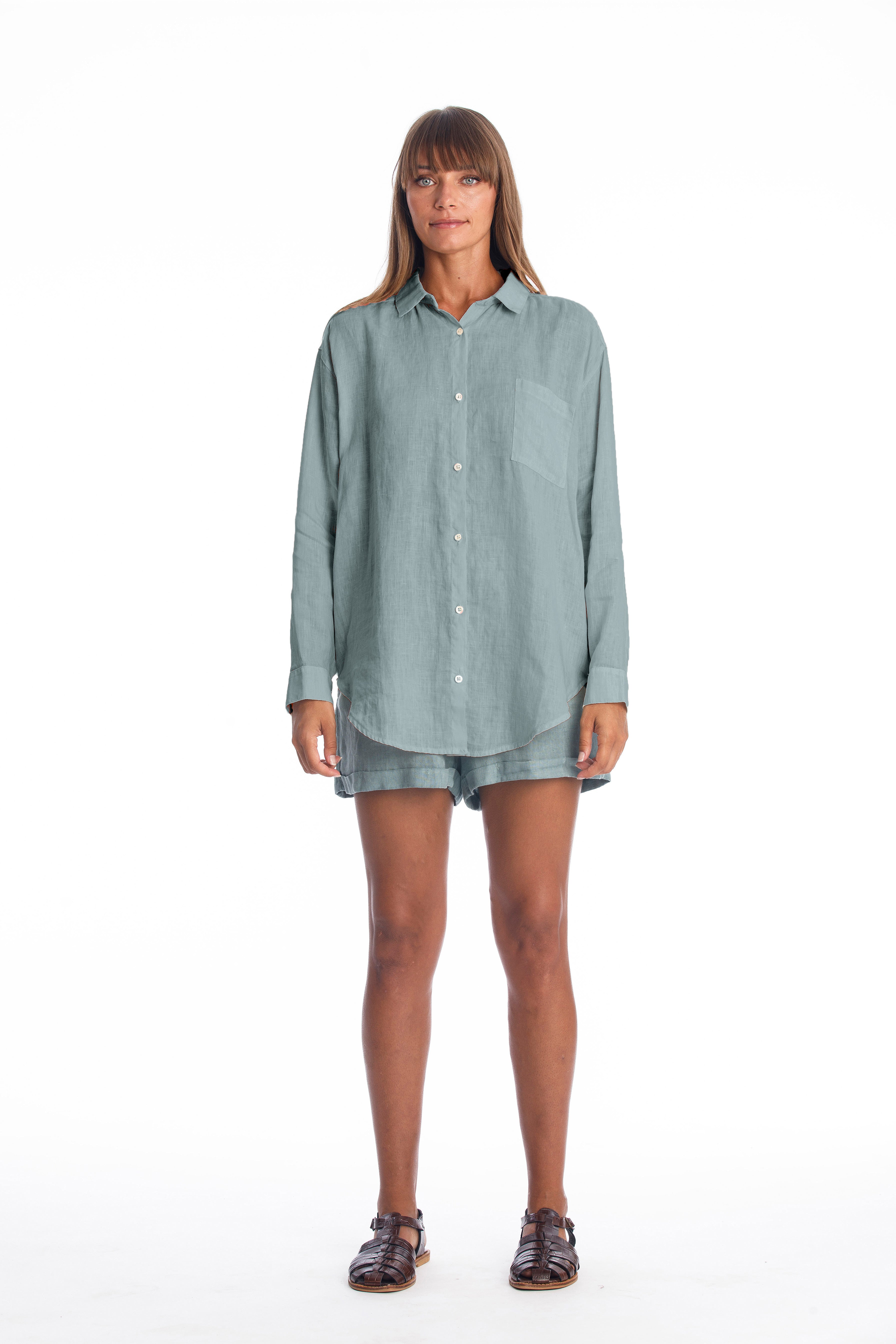 RAVENS VIEW IBIZA Shirt Monet Chinois Green