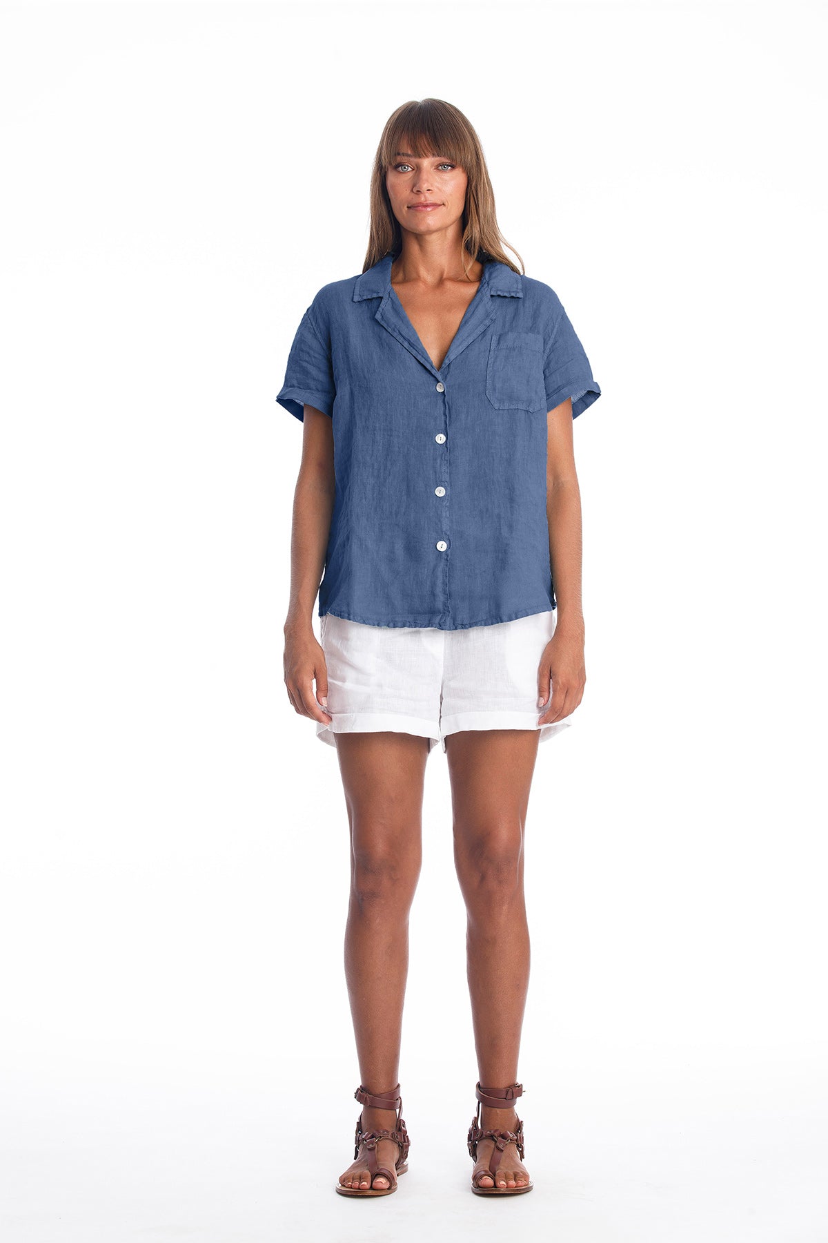 RAVENS VIEW IBIZA Shirt Elly Indigo Blue