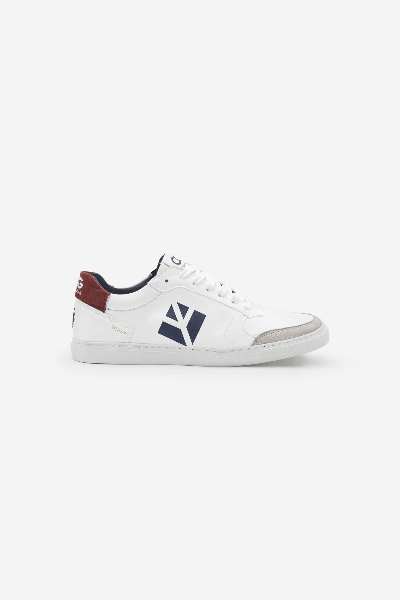 COG Damen vegan Sneaker Damen Topsy Blau Weiß Rot