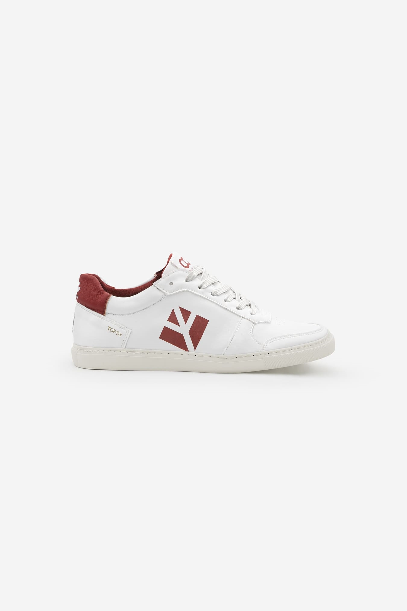 COG Damen vegan Sneaker Damen Topsy WeiÃŸ Rot