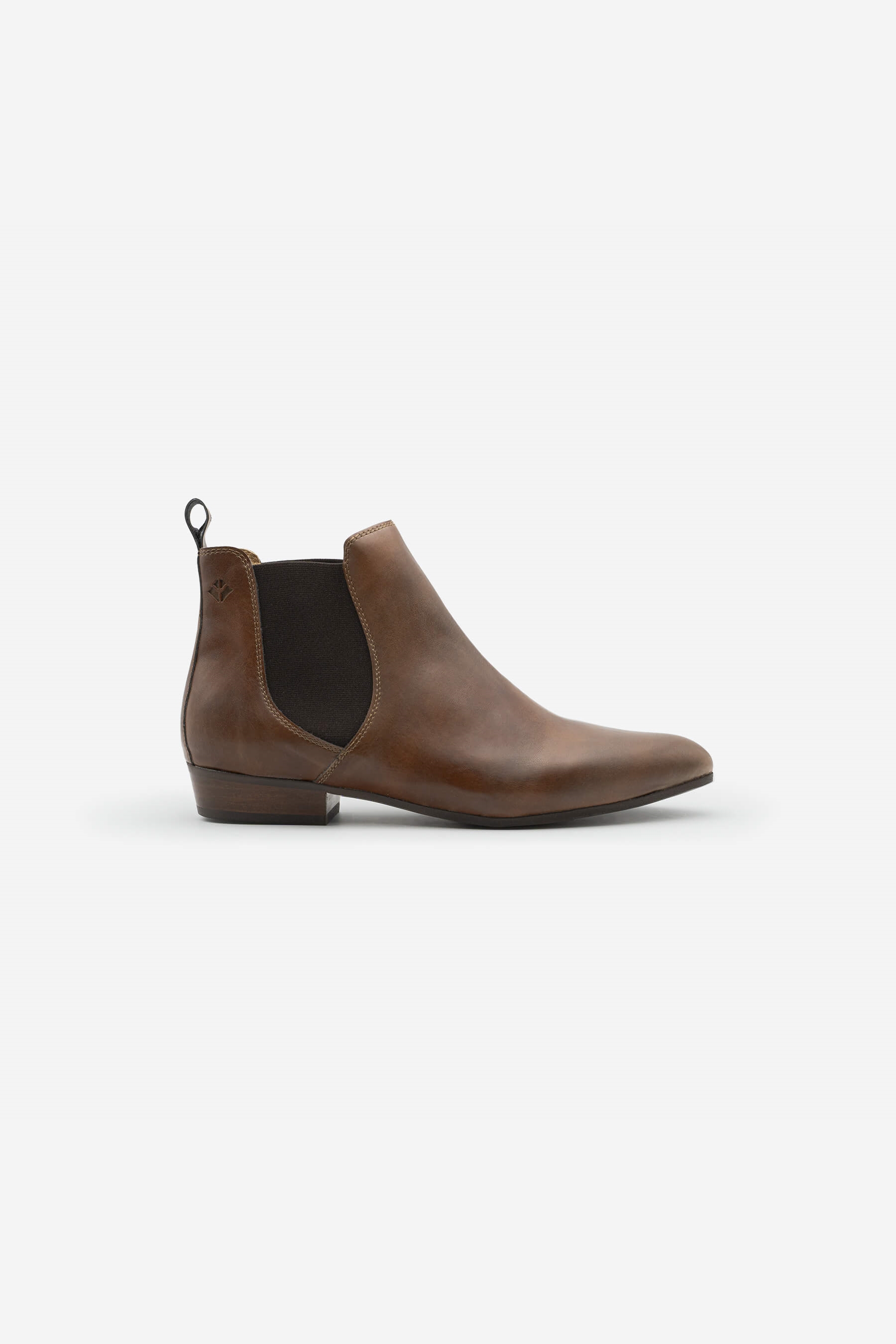 COG Damen vegan Stiefel Damen Chelsea Laika Braun