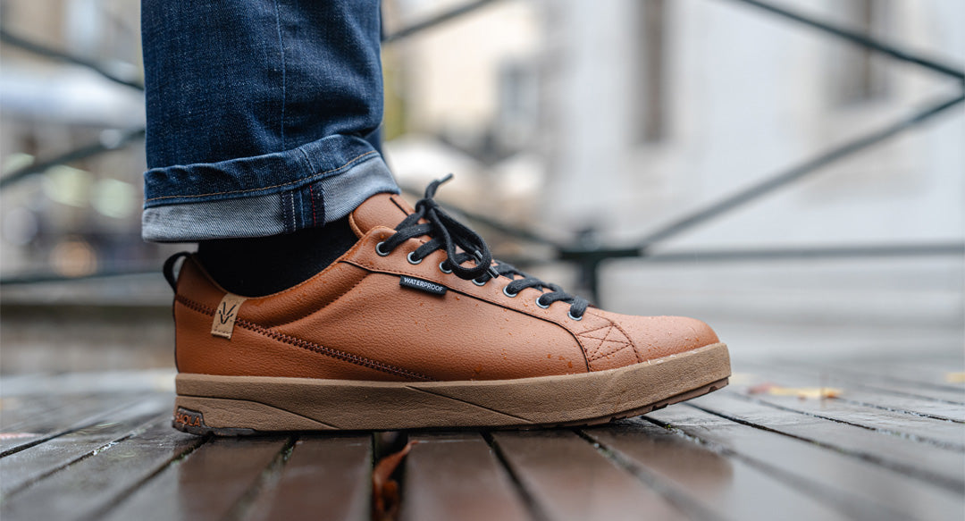 92142 - Herren vegan Sneaker Herren Cannon Waterproof 20 Caramel