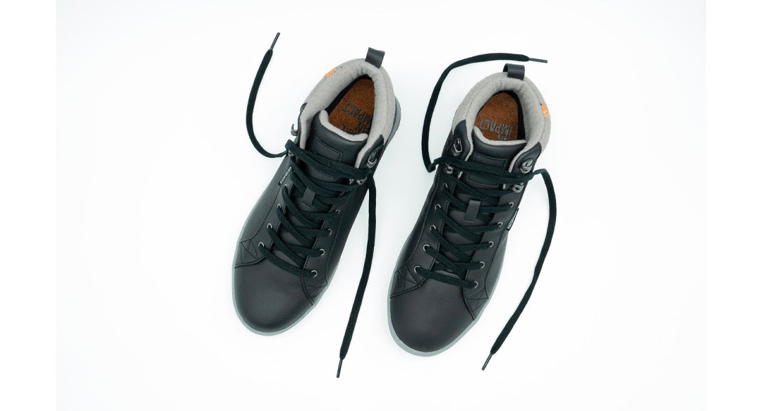 SAOLA men vegan Sneakers Men Bergen Waterproof Warm Black