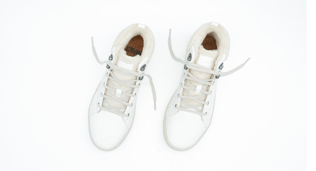 SAOLA womens vegan Sneakers Women Bergen Warm White