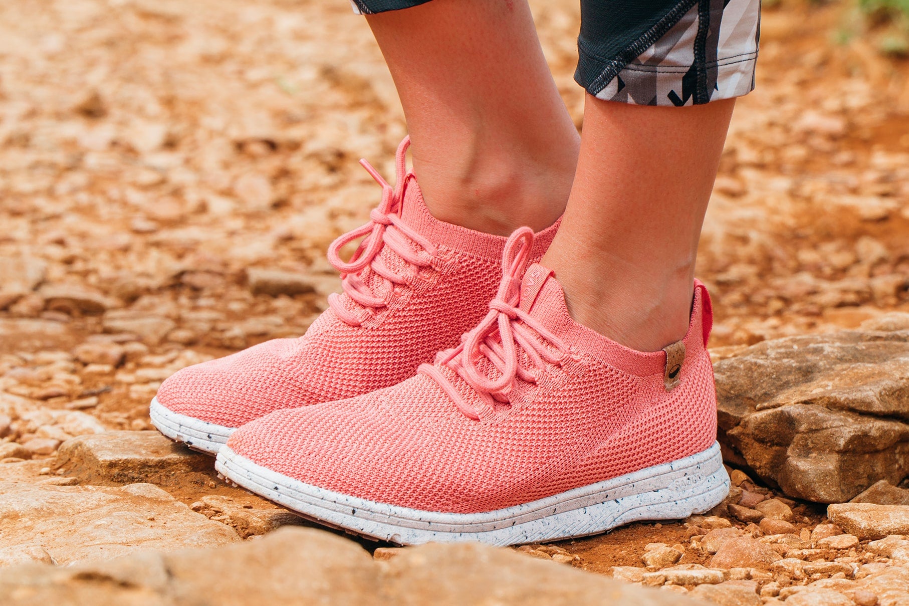 SAOLA womens vegan Sneakers Women Tsavo Faded Rose