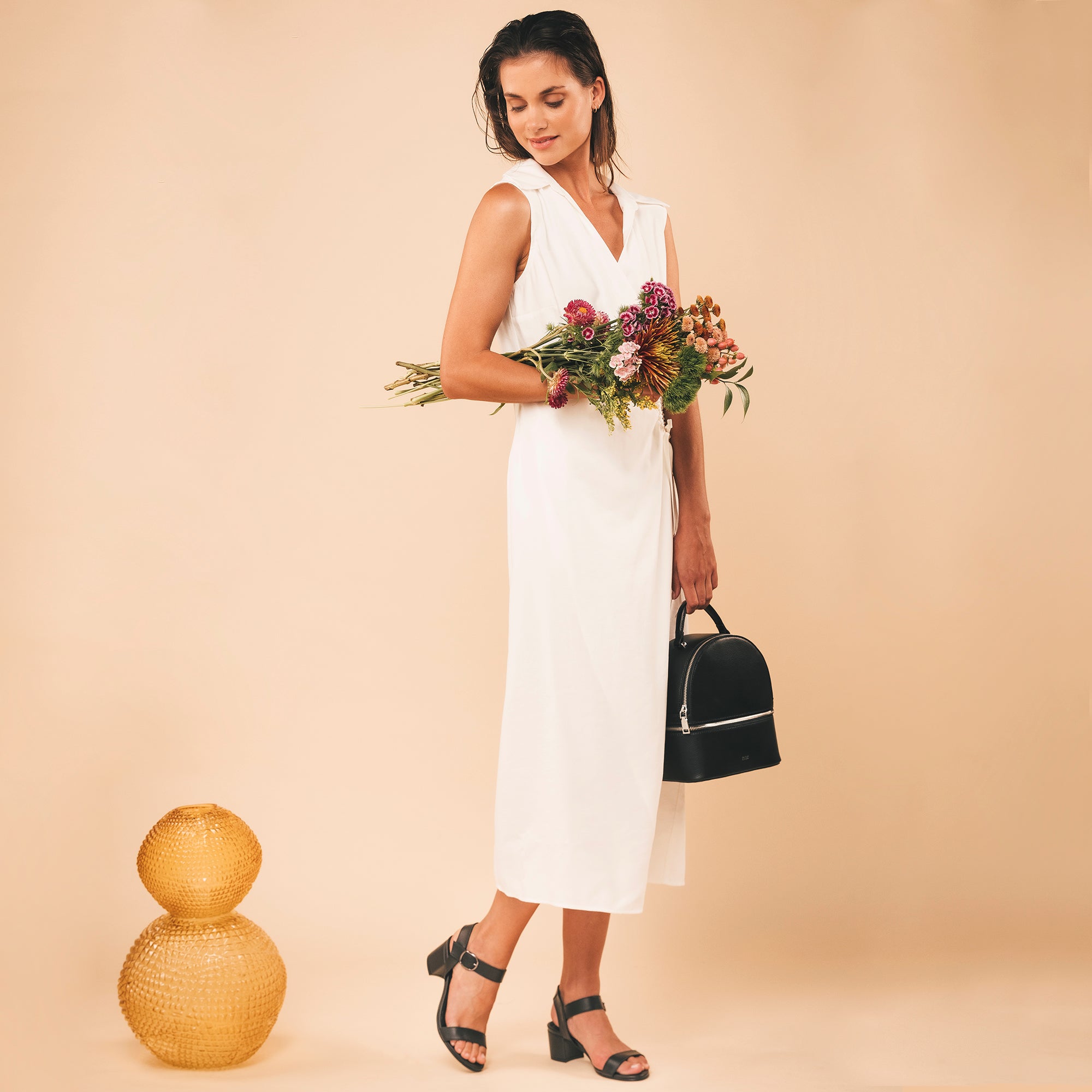 92265 - Damen vegan Sandalen Zinnia Schwarz