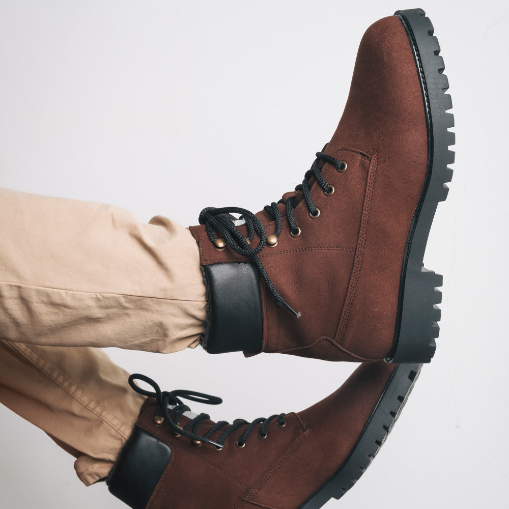 NAE men vegan Boots Gadea Brown