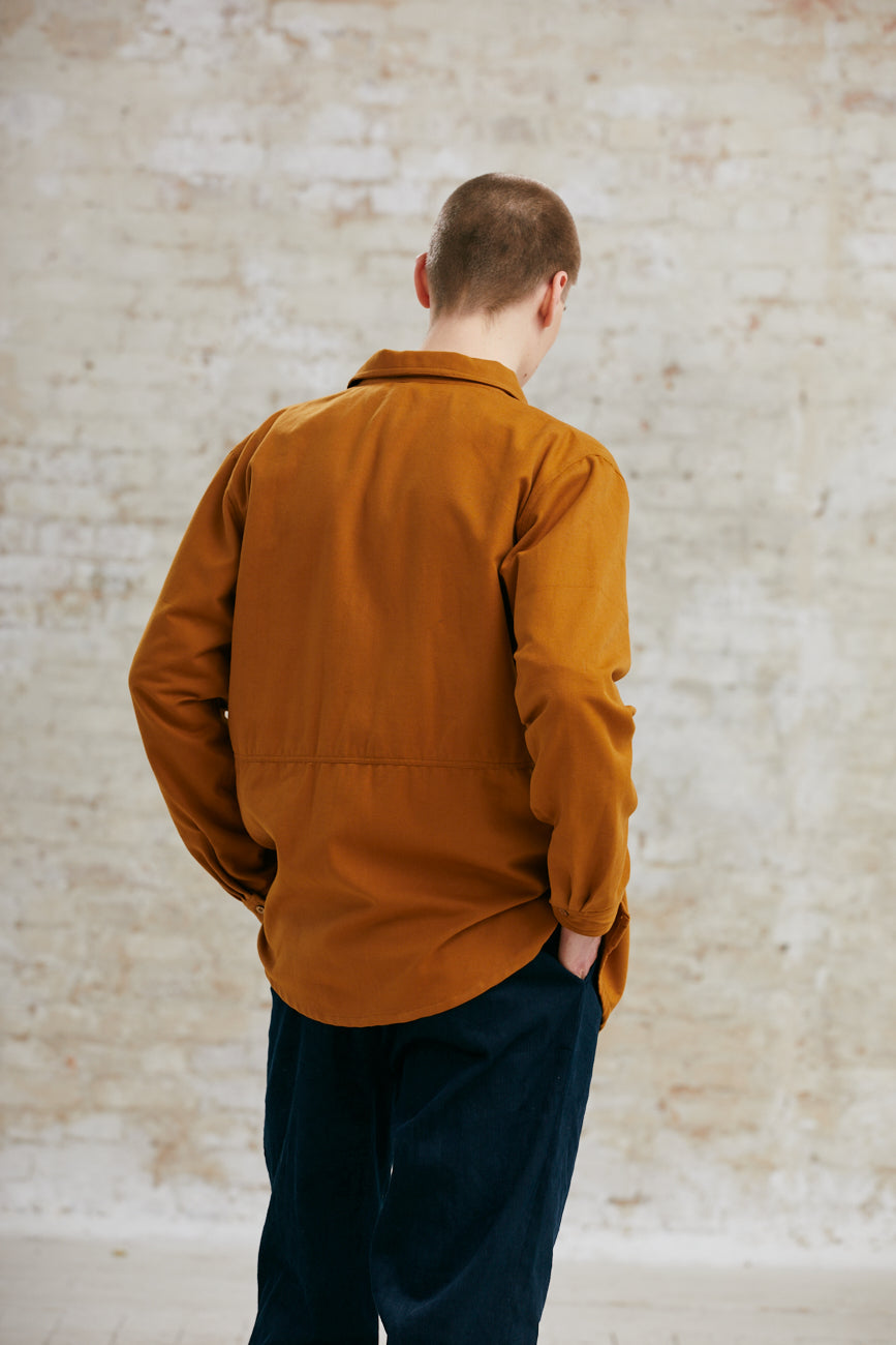 Jyoti Fair Works men vegan Overshirt Kal Curry