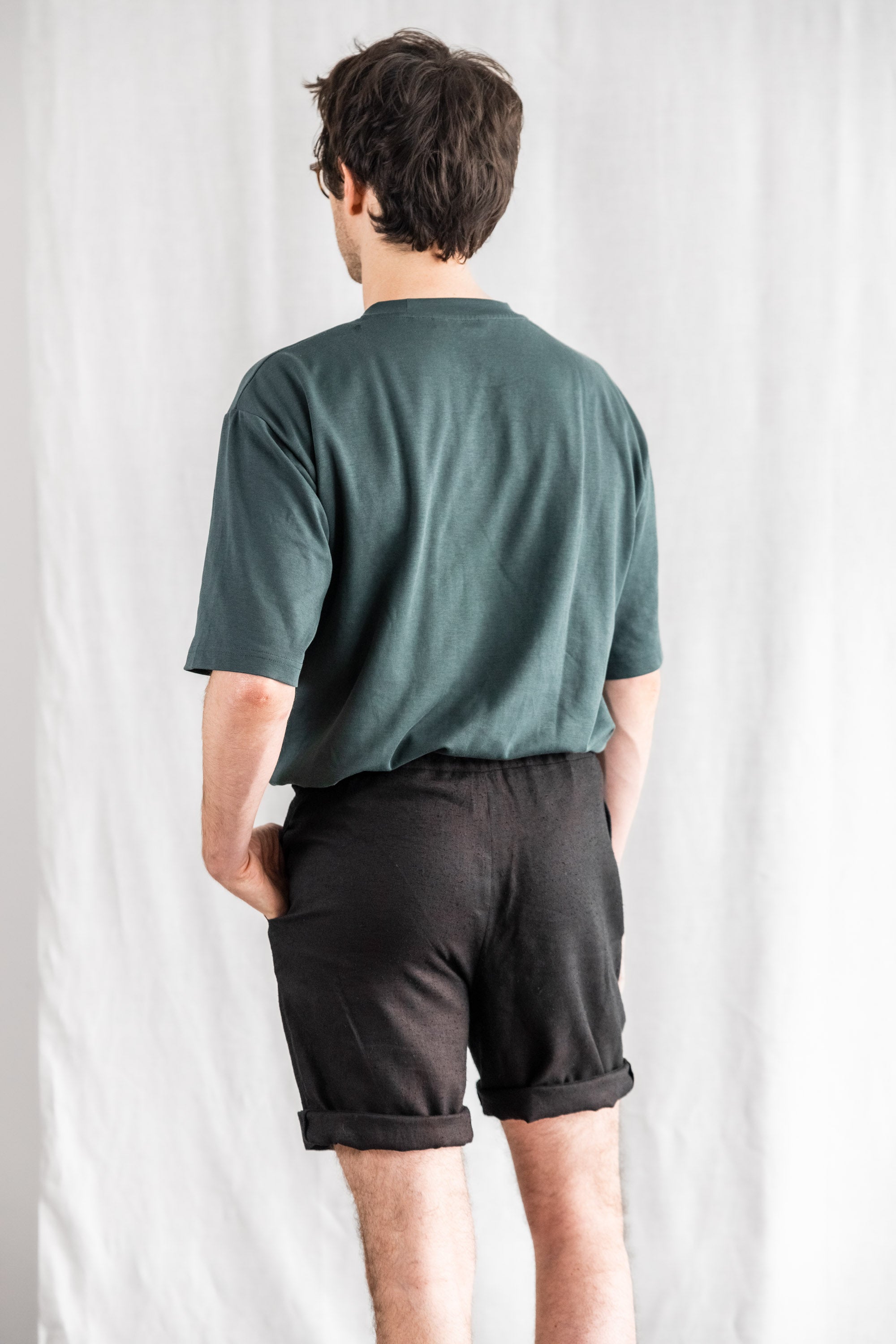 Jyoti Fair Works men vegan Shorts Devaki Black