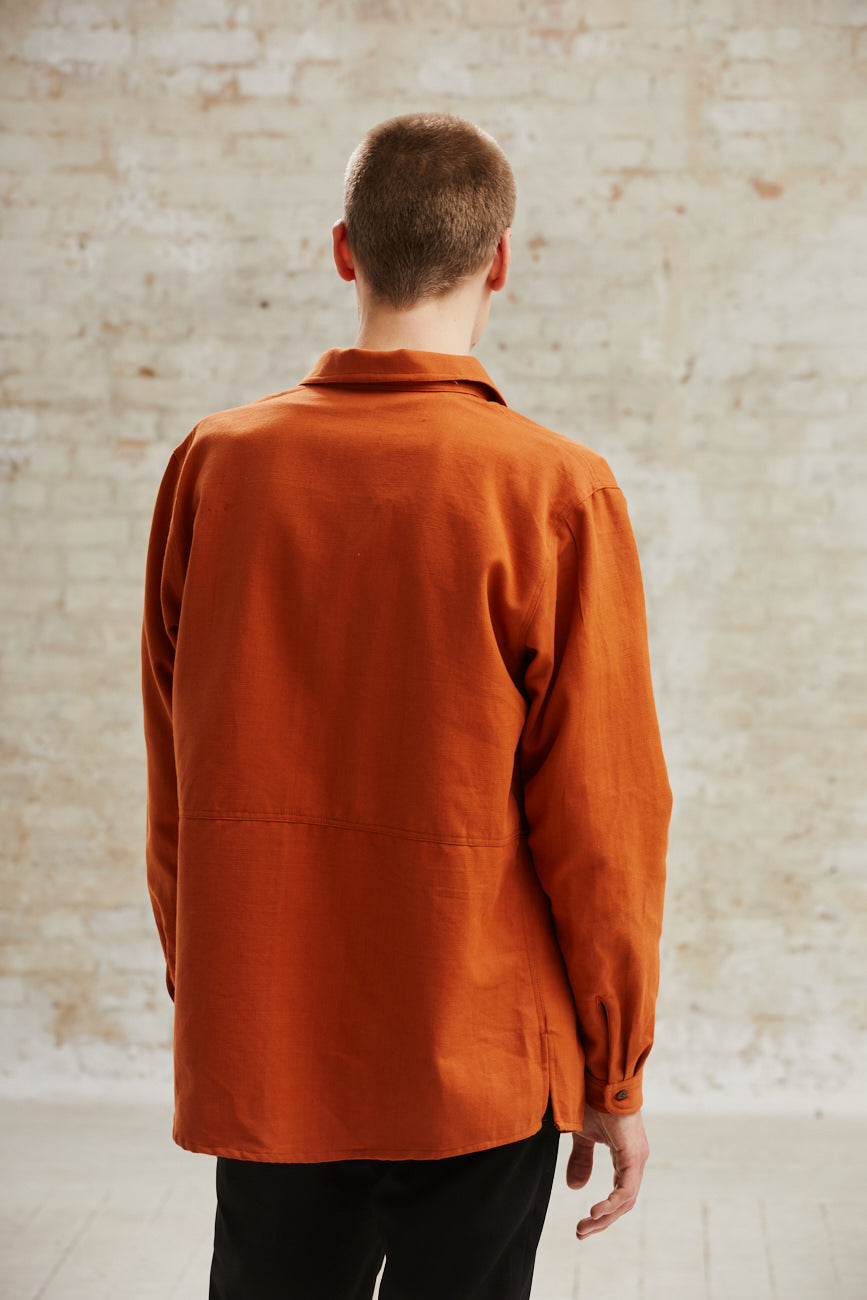 92609 - Herren vegan Ãœberhemd Daladal Rost