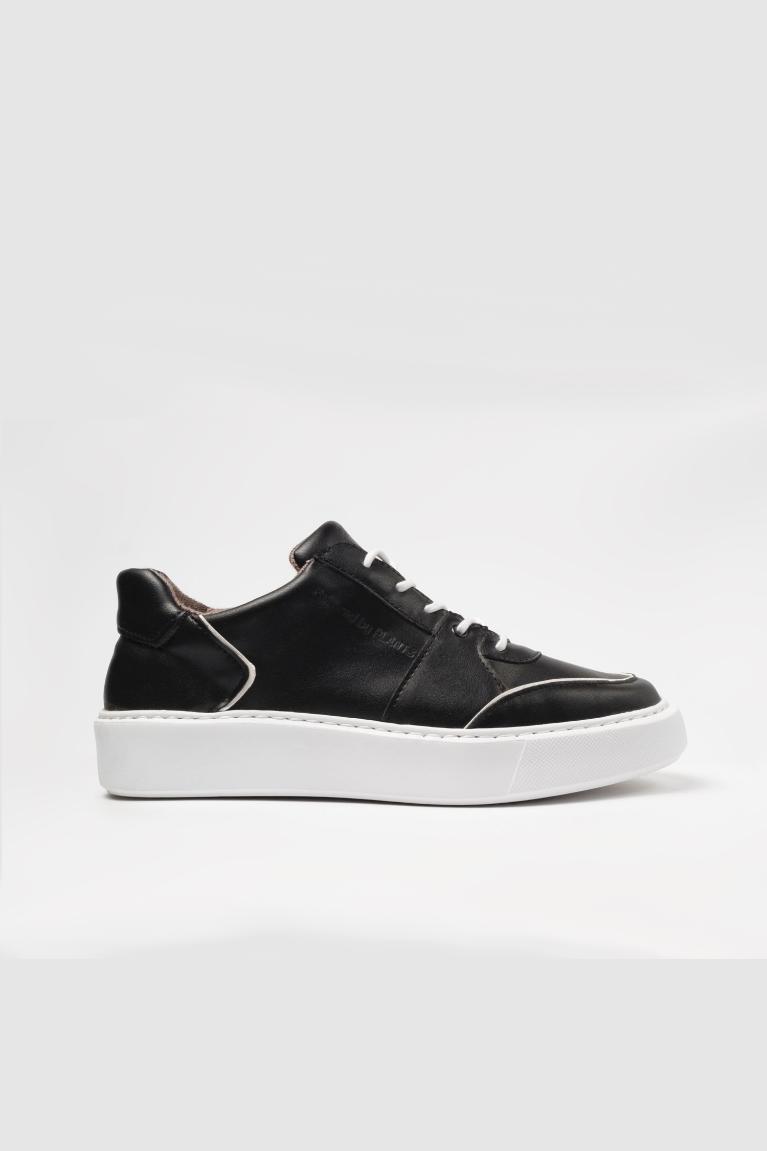 AGAZI Damen vegan Sneaker Emi Schwarz & Weiß