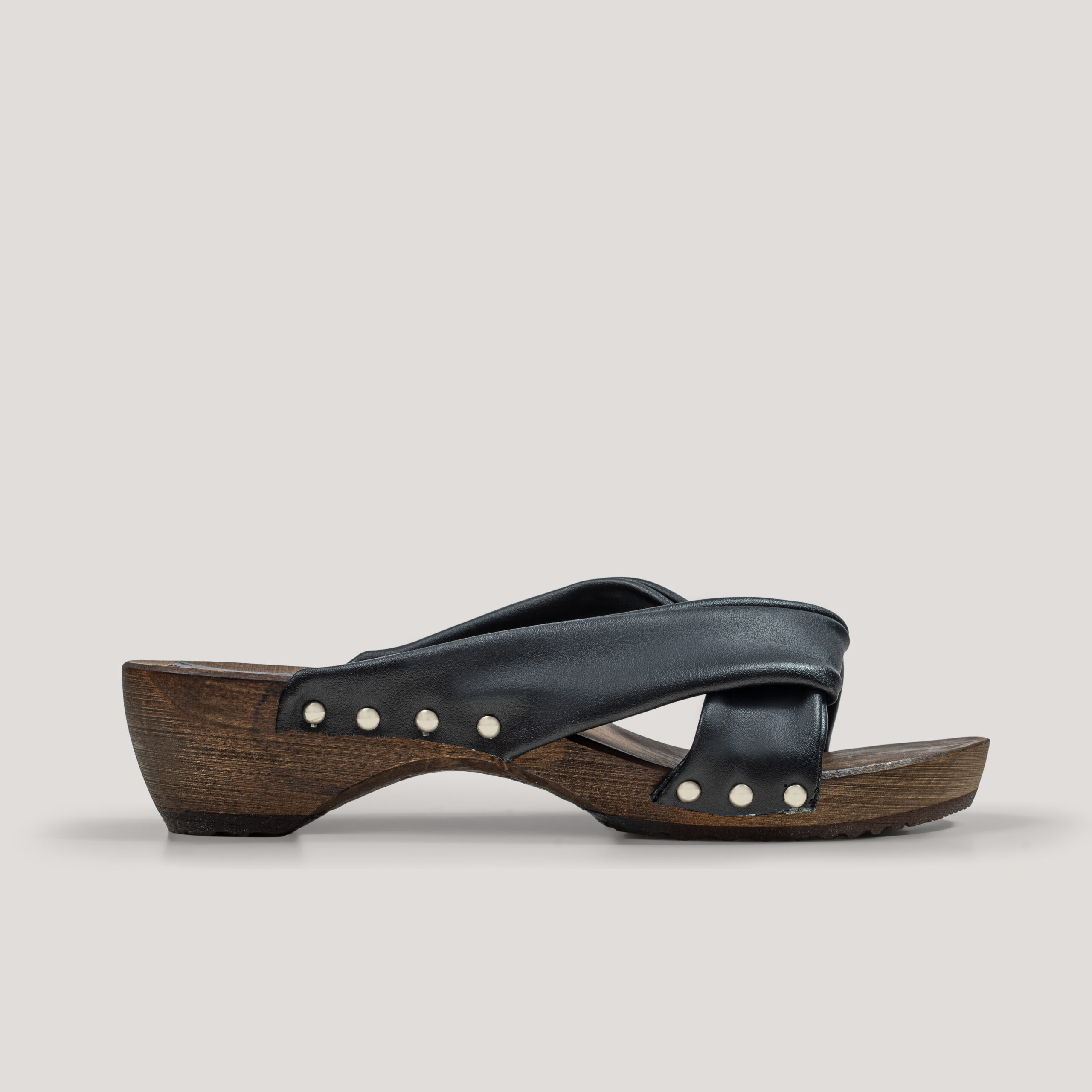 京助 AGAZI Sandals Take Me To Tokyo! Vegan Eco-Leather Black