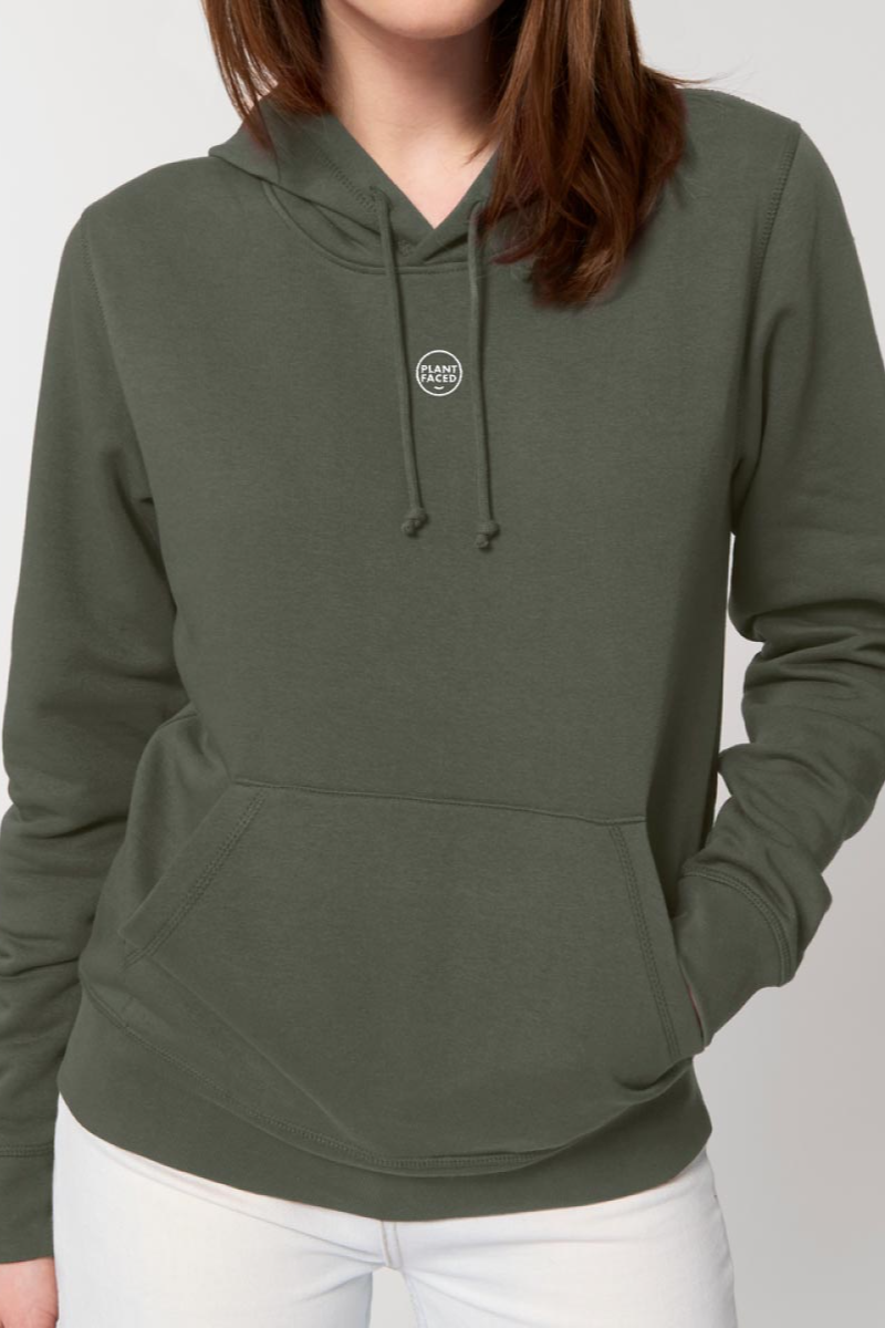 Image of Plant Faced Clothing mannen vegan The Classics Hoodie Olijf