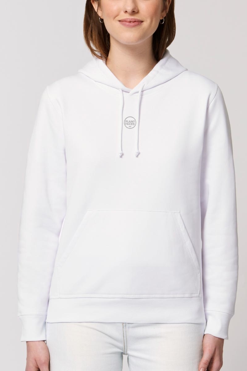 Plant Faced Clothing Herren vegan The Classics Hoodie Wei&Atilde;Ÿ