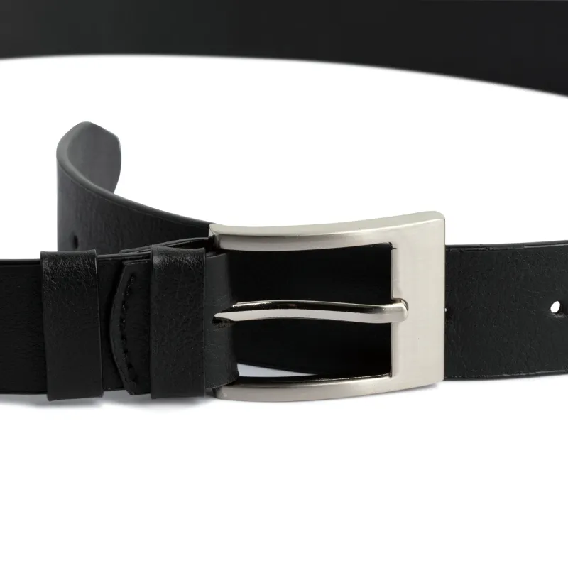VE-Lifestyle Gürtel Theo Elegant Silber & Schwarz