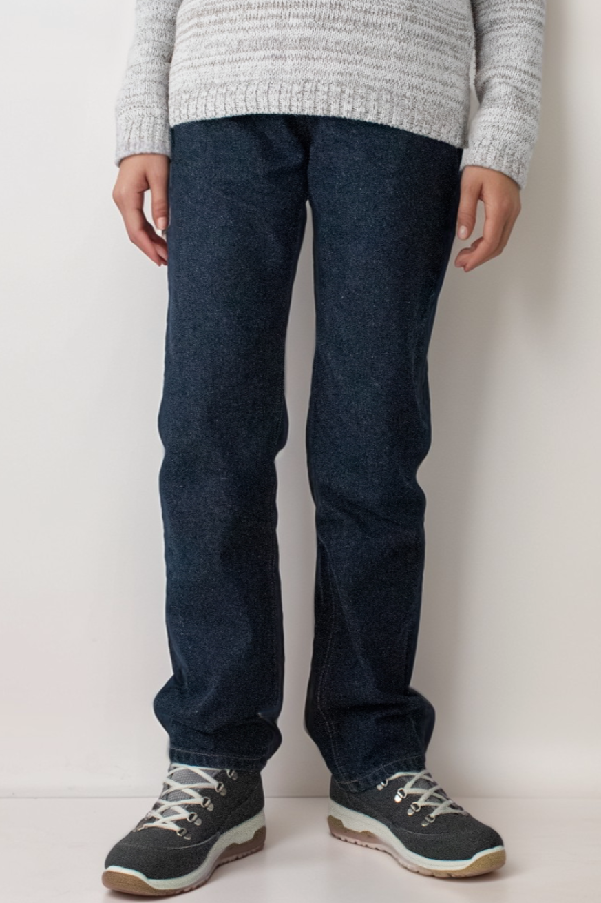 Will's Vegan Store Damen vegan Jeans Classic Straight Leg Blau