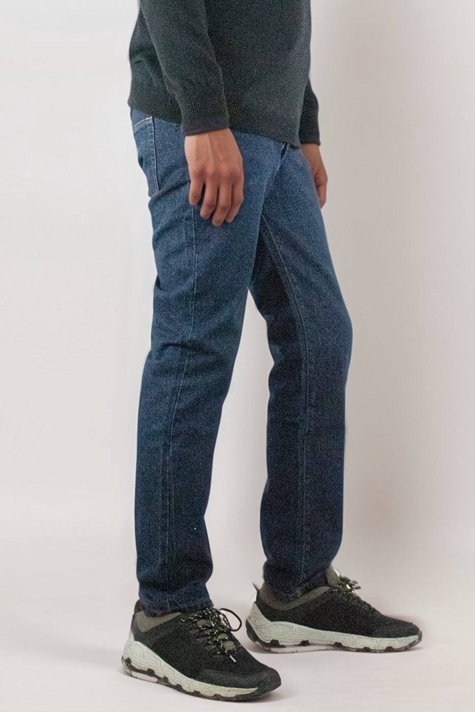 Will's Vegan Store Herren vegan Jeans Classic Straight Leg Blau