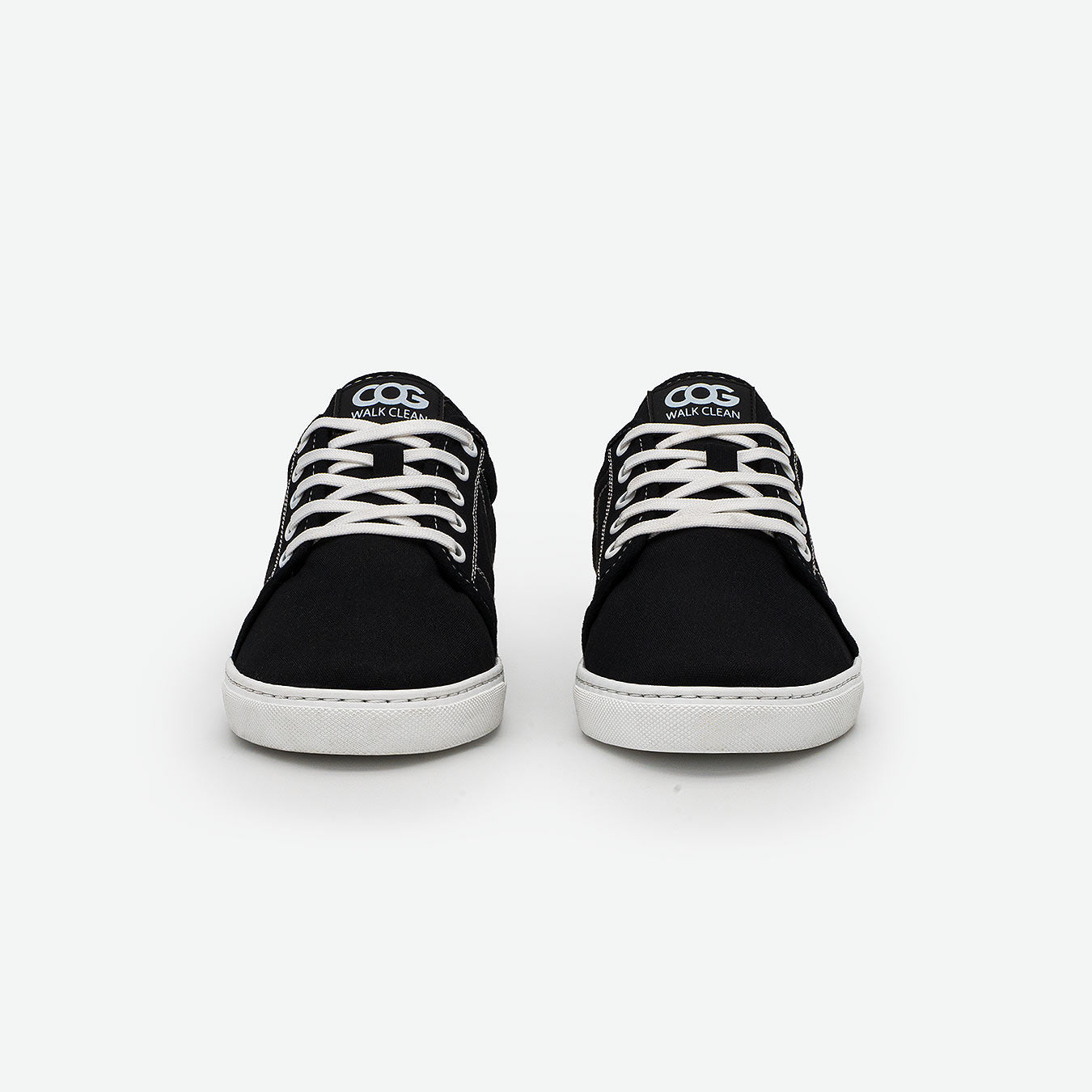 COG men vegan Sneakers Gaia Black And White