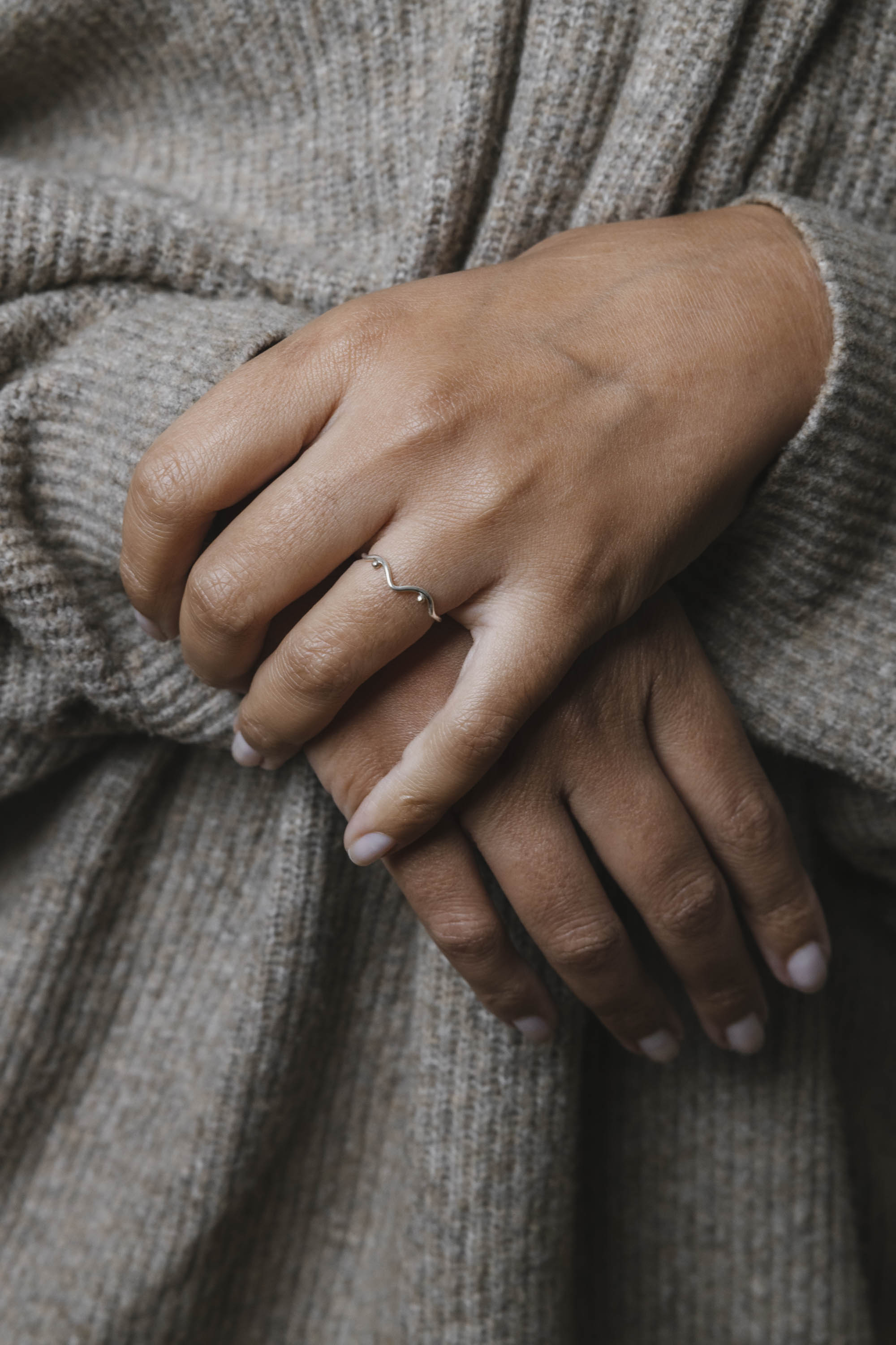 Jyoti Fair Works Damen vegan Ring Stan Silber