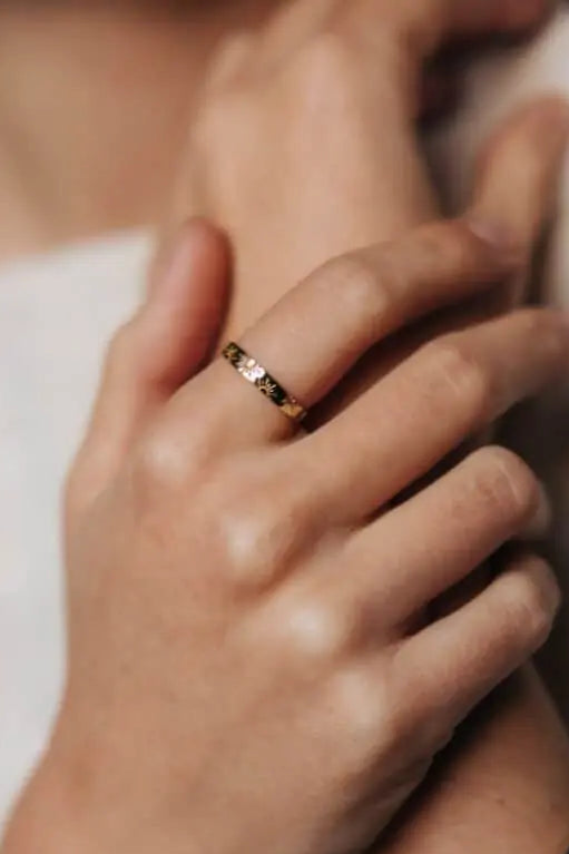 Jyoti Fair Works womens vegan Ring Roshanee Brass