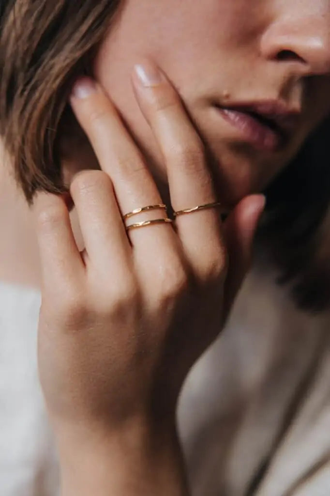 Jyoti Fair Works womens vegan Ring Ankit Brass