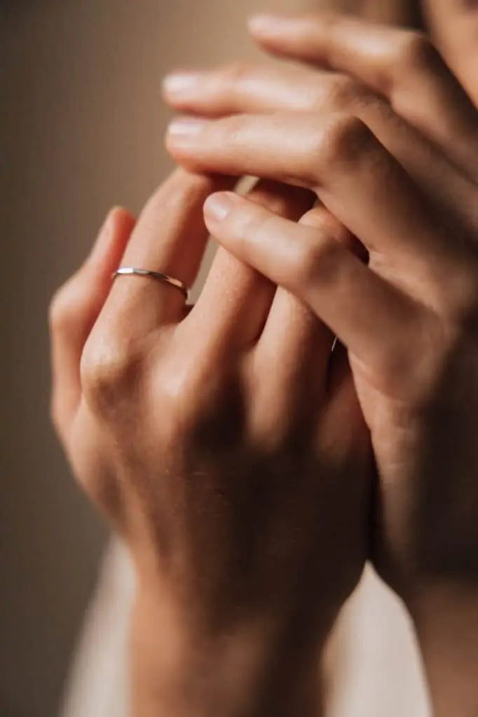 Jyoti Fair Works Damen vegan Ring Ankit Silber