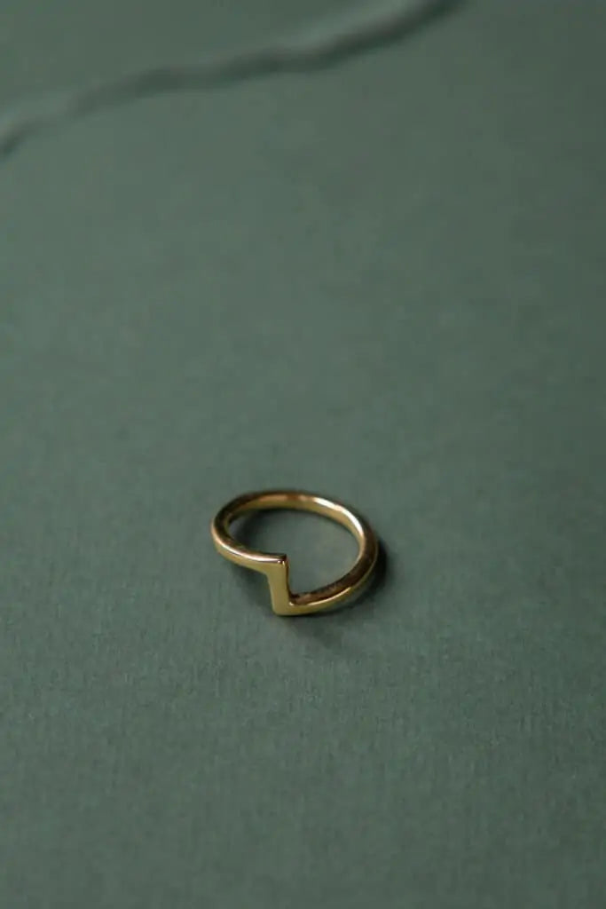Jyoti - Fair Works womens vegan Ring Loni Brass