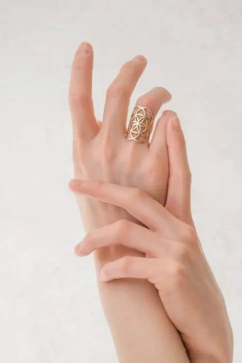 Jyoti Fair Works womens vegan Ring Raichur Brass