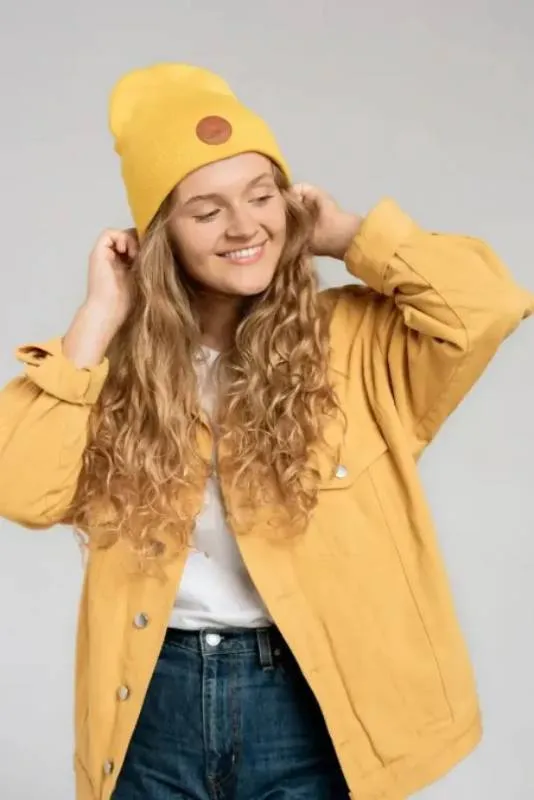 KABAK Beanie Klassisch Gelb