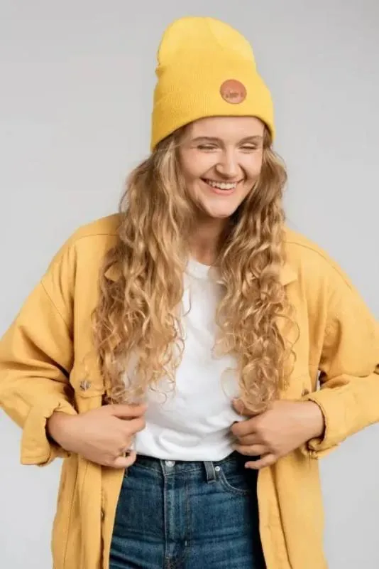 KABAK Beanie Klassisch Gelb