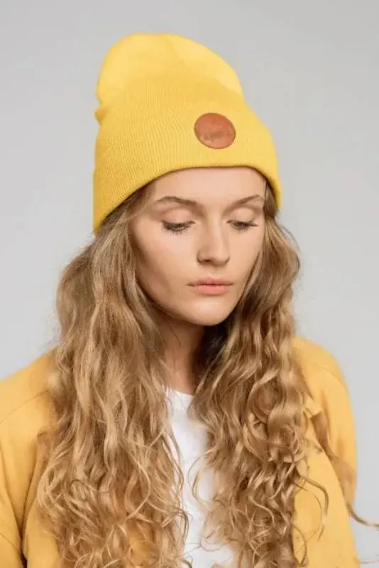 KABAK Beanie Klassisch Gelb