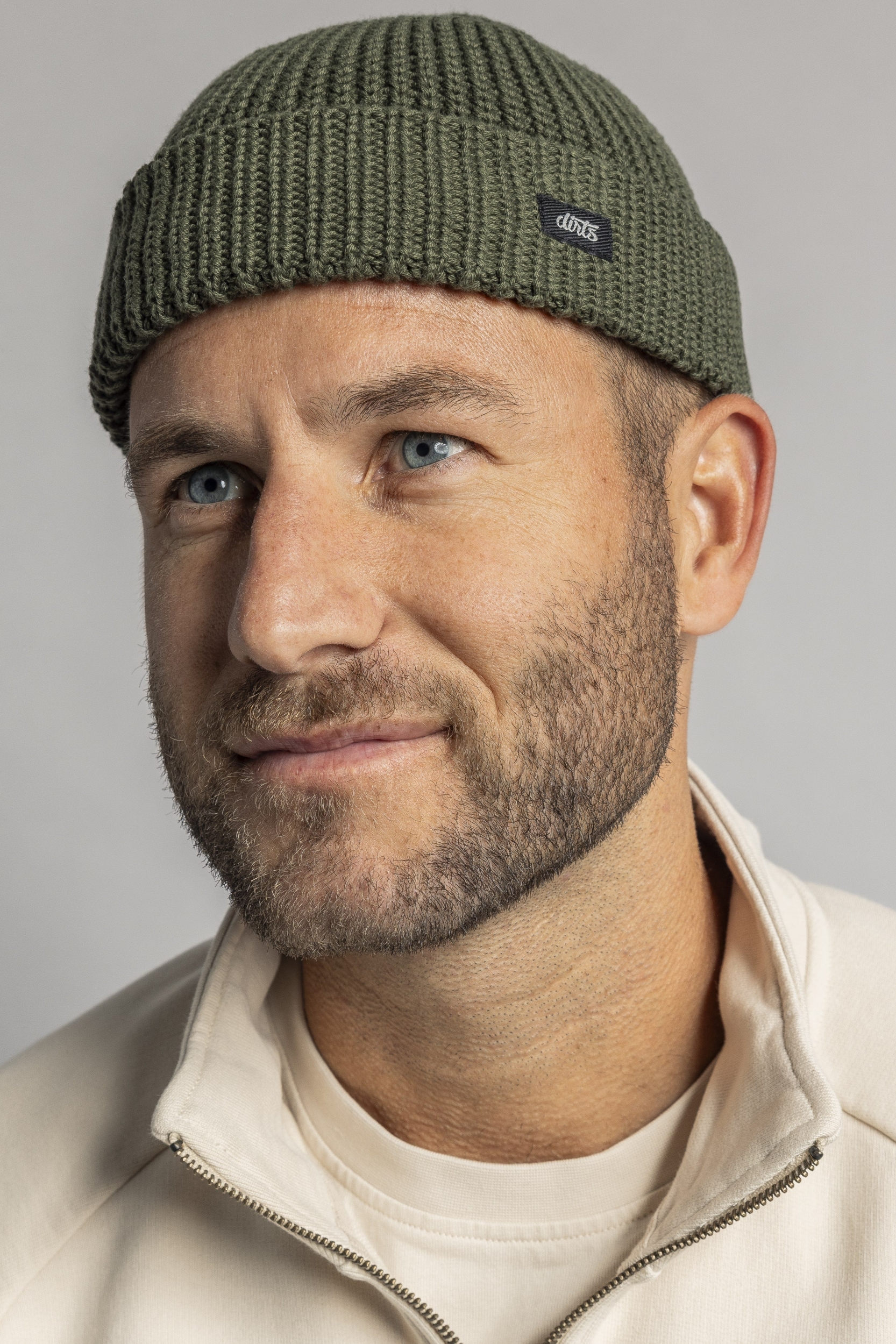 DIRTS men vegan Beanie Sailor Moss Green
