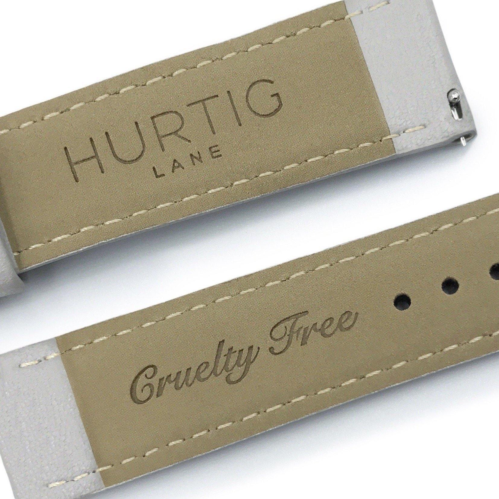 Hurtig Lane men vegan Watch Strap Grey & Black