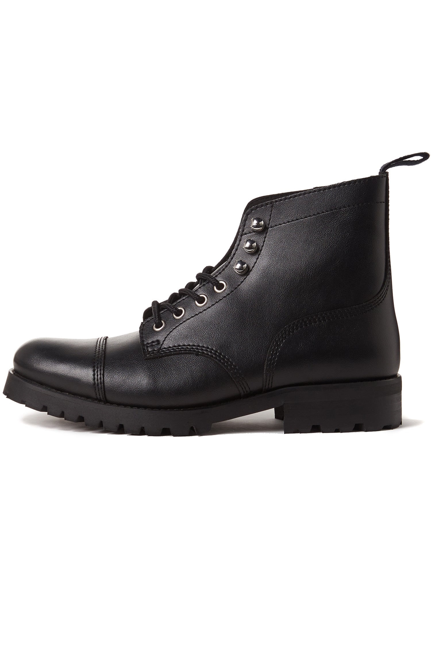 Image of Will's Vegan Store dames vegan Laarzen Brede Pasvorm Zwart