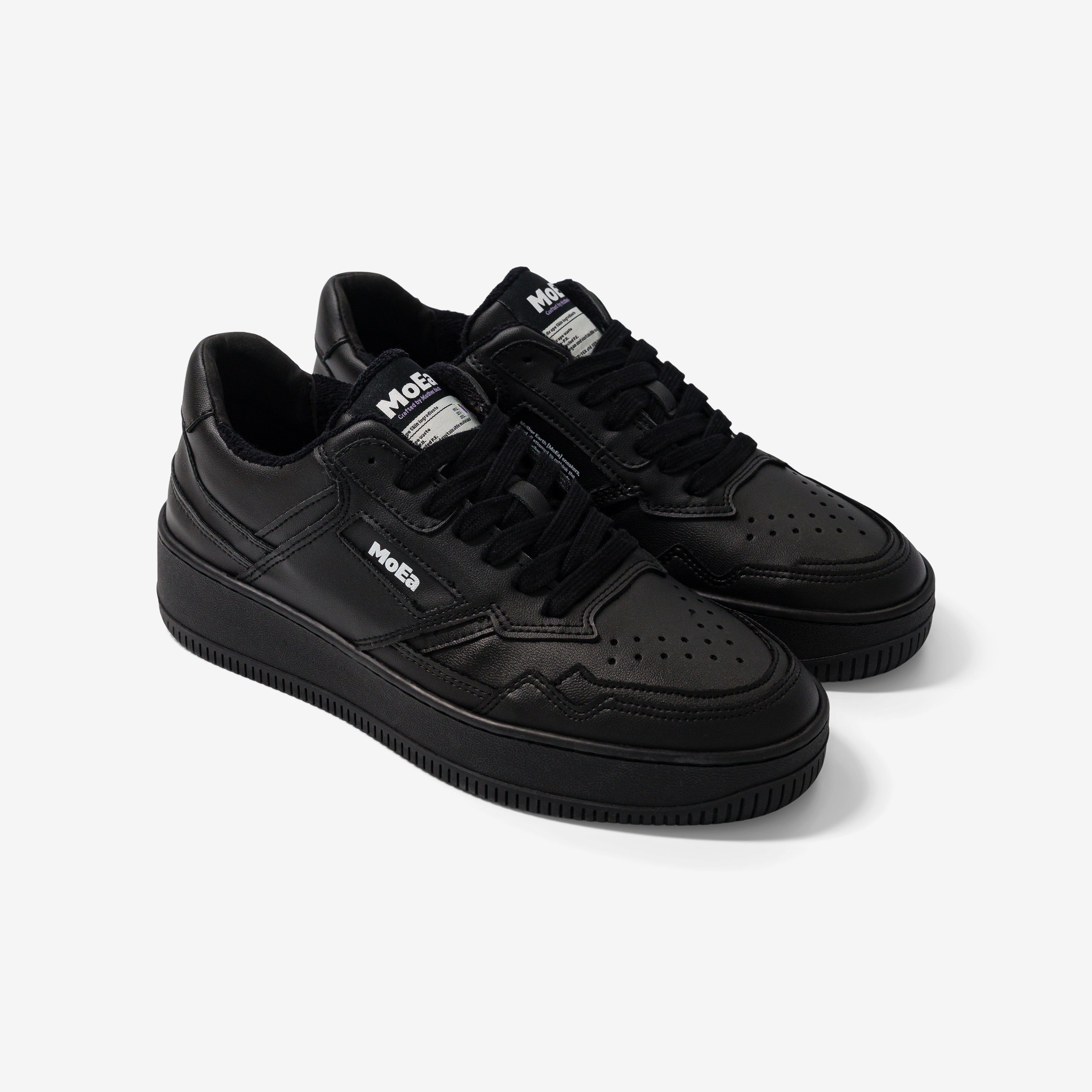 MoEa men vegan Sneakers Gen1 Full Black