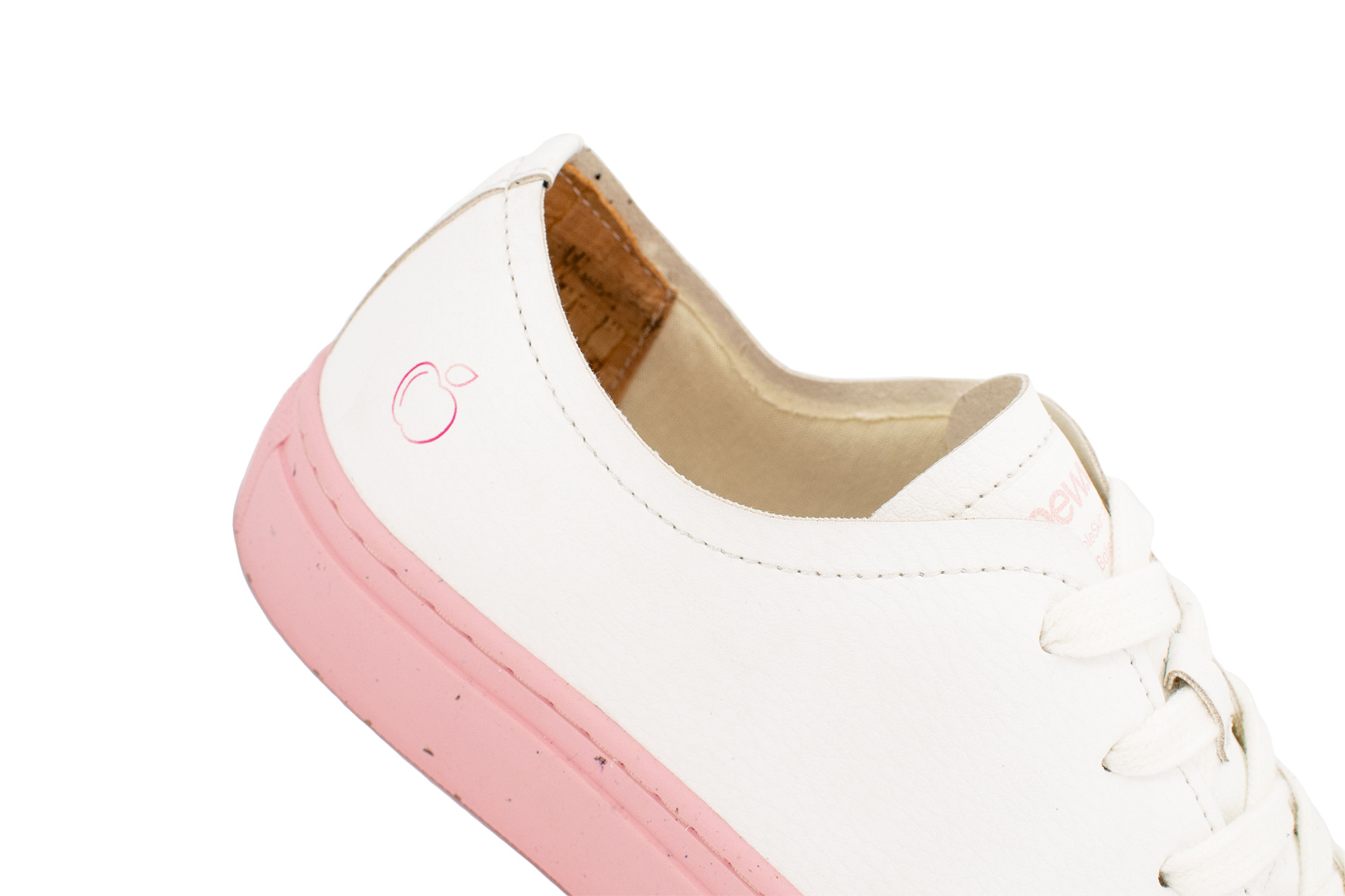 newve men vegan Sneakers Rosehip White / Pink