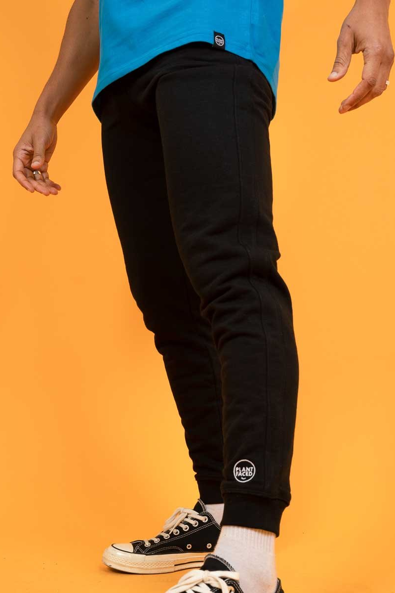 Plant Faced Clothing Herren vegan The Classics Jogginghose Schwarz