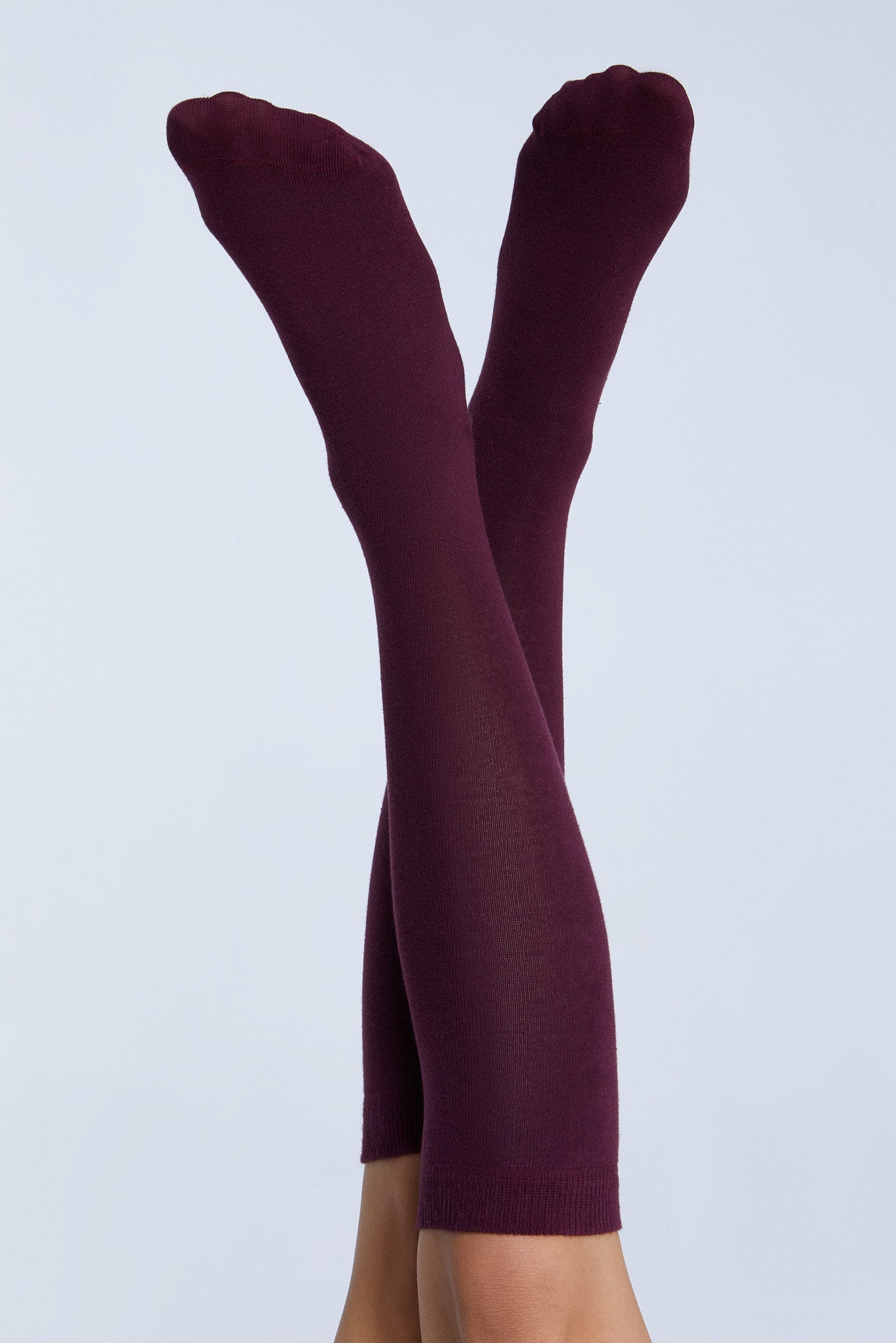 Comfort Bordeauxrood Antislip Gripsokken