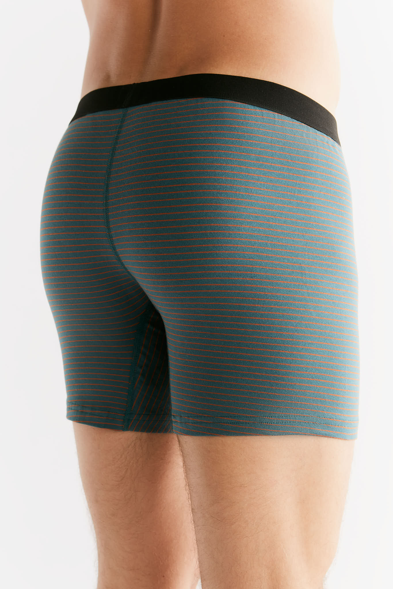 Albero Natur Boxer Shorts Tanne Green/Tabasco Red